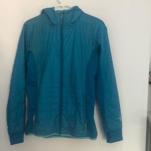 Icebreaker Helix Zip MerinoLOFT Blue Jacket Womens S